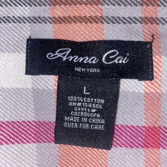 Anna Cai Plaid Shacket - Picture 3 of 3